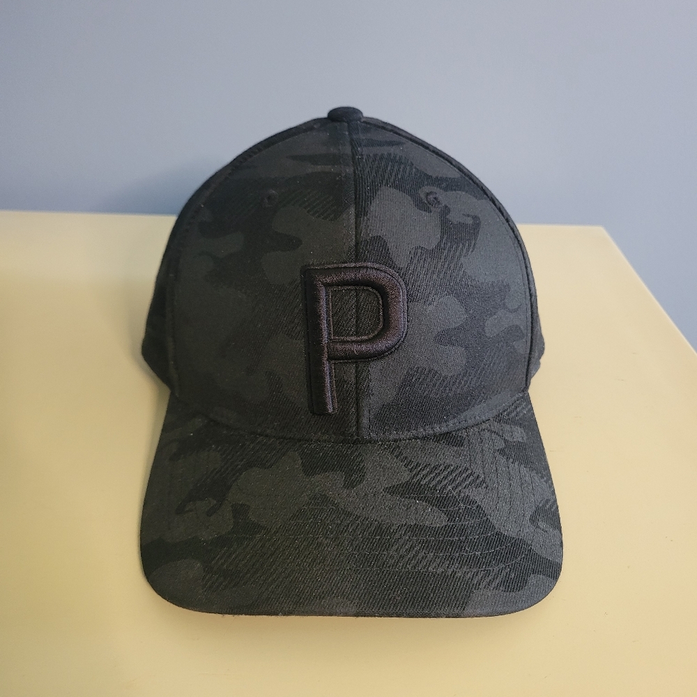 Black Camoflage Mens Puma Golf Cap